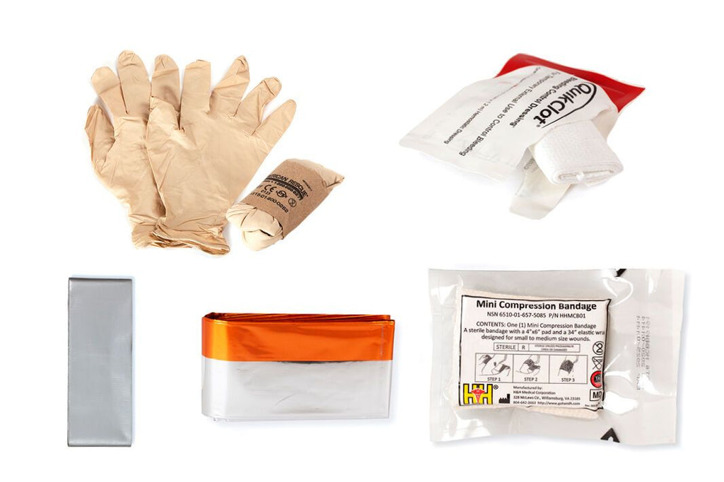 Blue Force Gear Micro Trauma Kit Medical Supplies - Essentials Kit
