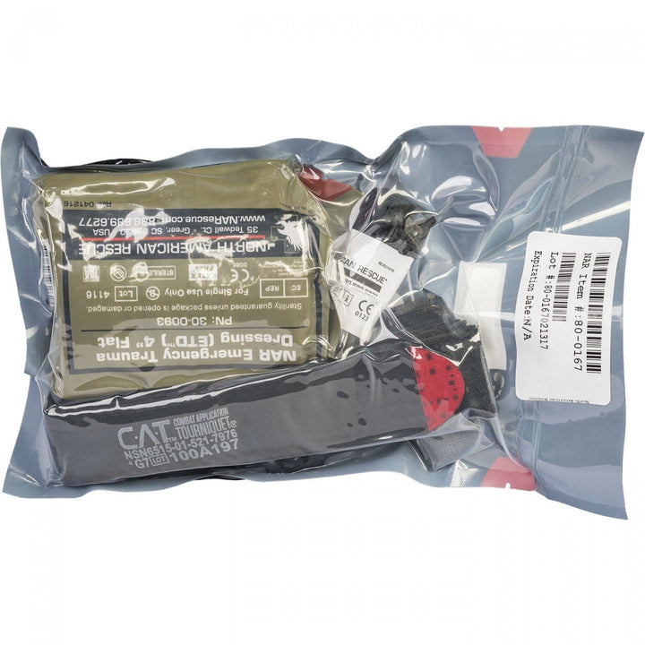 Supplies - Medical - First Aid Kits - North American Rescue Individual Patrol Officer Kit (IPOK)