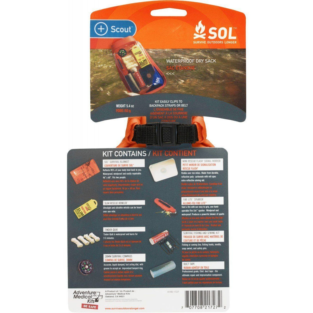 Supplies - Outdoor - Survival & Kits - Adventure Medical SOL® Scout Survival Tool Kit