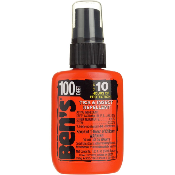 Supplies - Outdoor - Survival & Kits - Ben's® 100 MAX Tick & Insect DEET Repellent - 1.25 Oz Pump