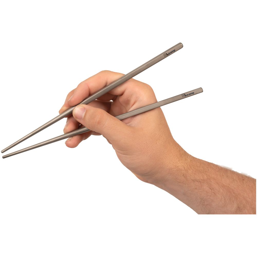 Supplies - Provisions - Eating Tools - Olicamp Titanium Chopsticks With Case