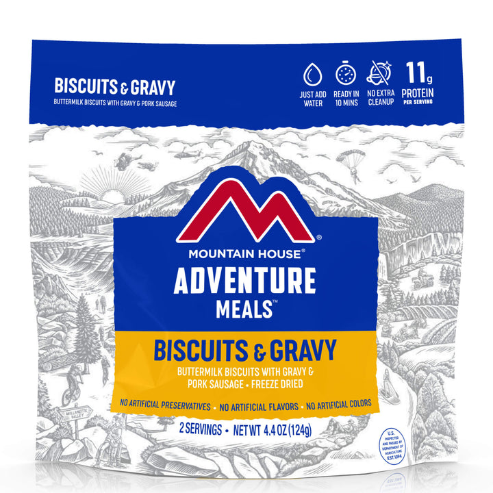 Supplies - Provisions - Food - Mountain House Biscuits & Gravy 2-Serving Pouch