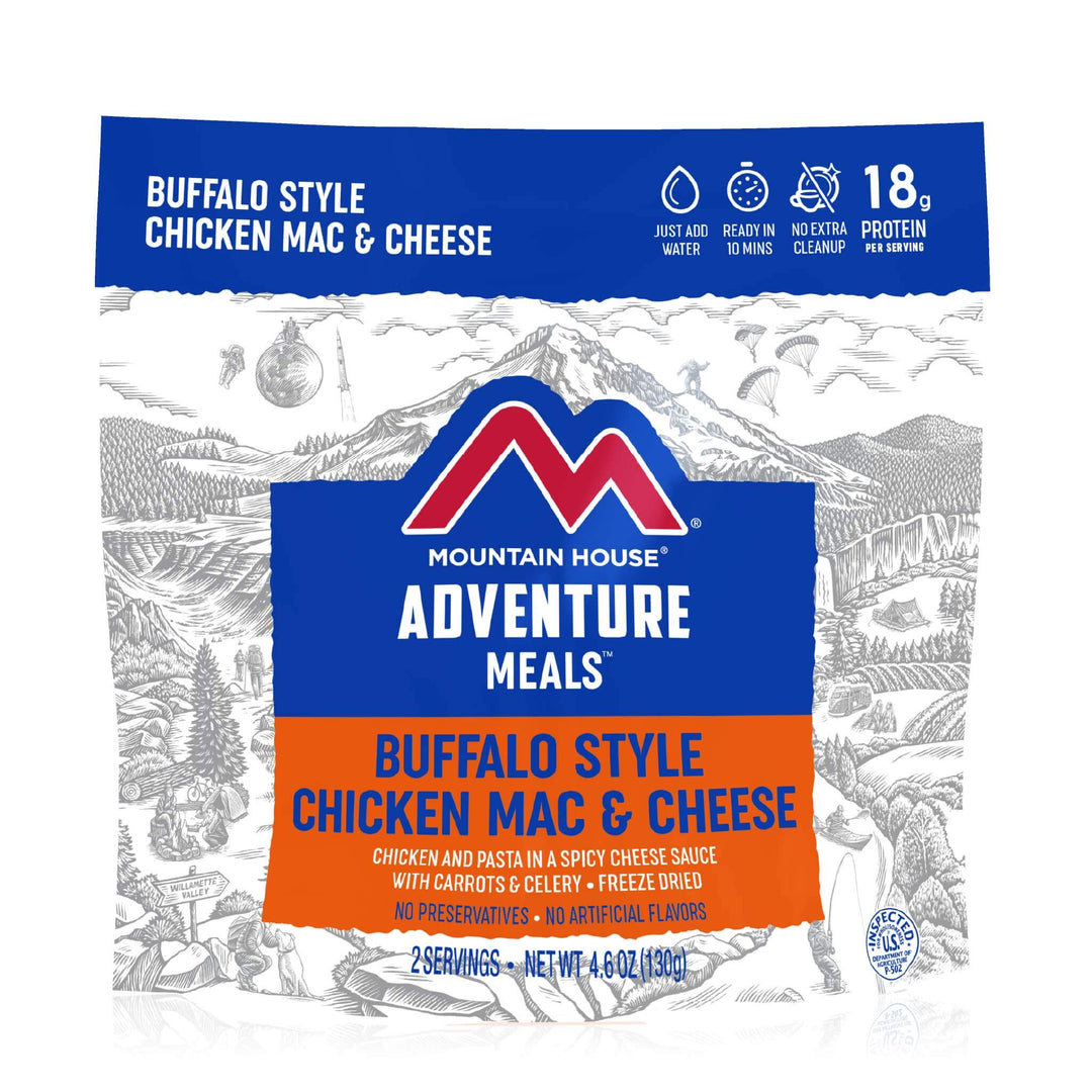 Supplies - Provisions - Food - Mountain House Buffalo Style Chicken Mac & Cheese 2-Serving Pouch