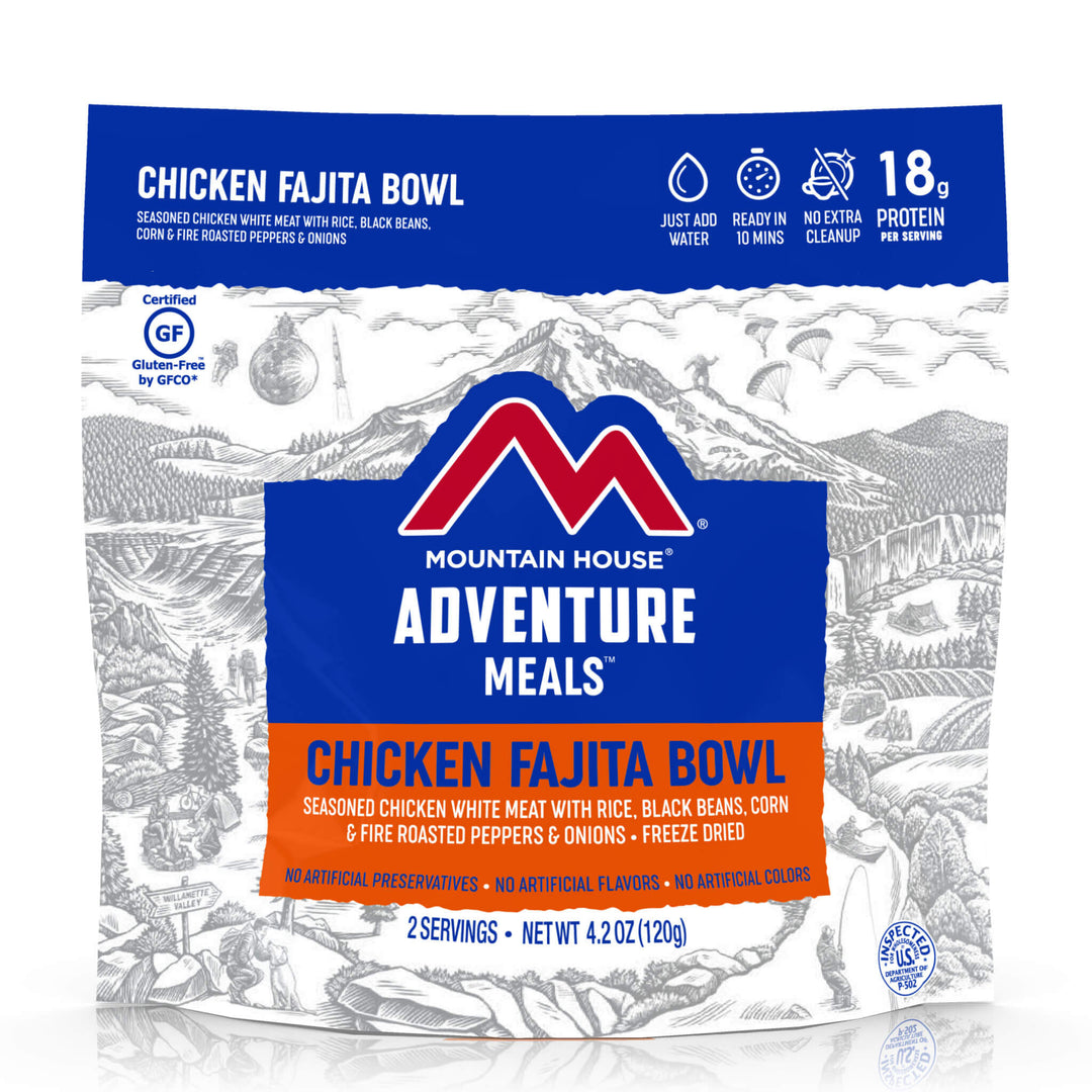 Supplies - Provisions - Food - Mountain House Chicken Fajita Bowl 2-Serving Pouch