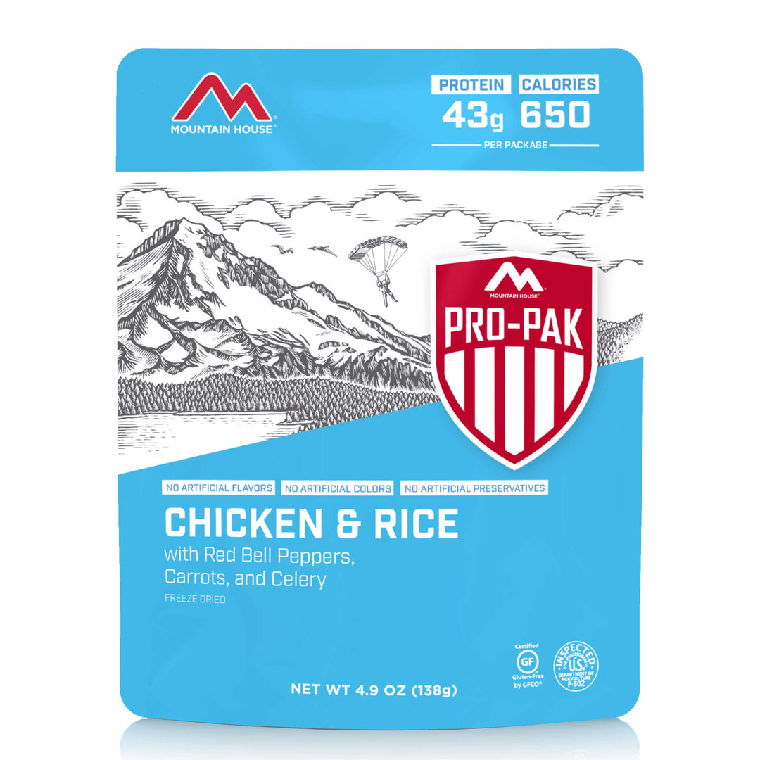 Supplies - Provisions - Food - Mountain House Chicken & Rice Pro-Pak Pouch