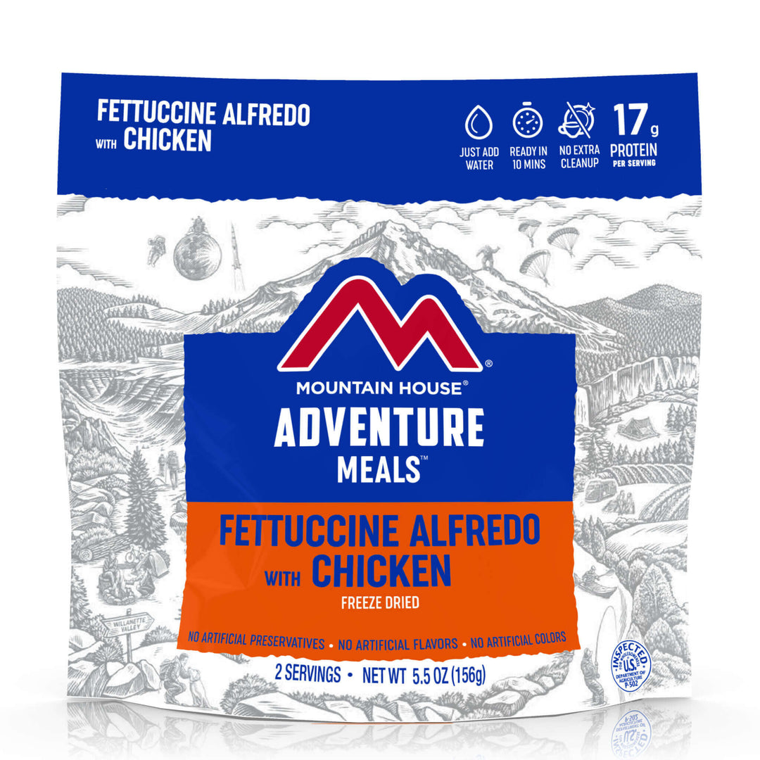 Supplies - Provisions - Food - Mountain House Fettuccine Alfredo With Chicken 2-Serving Pouch