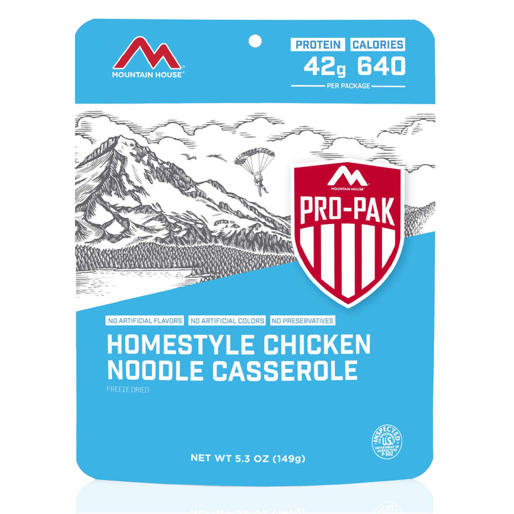 Supplies - Provisions - Food - Mountain House Homestyle Chicken Noodle Casserole Pro-Pak Pouch
