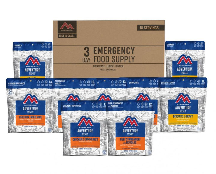 Supplies - Provisions - Food - Mountain House Just In Case...®3-Day Emergency Food Supply Kit