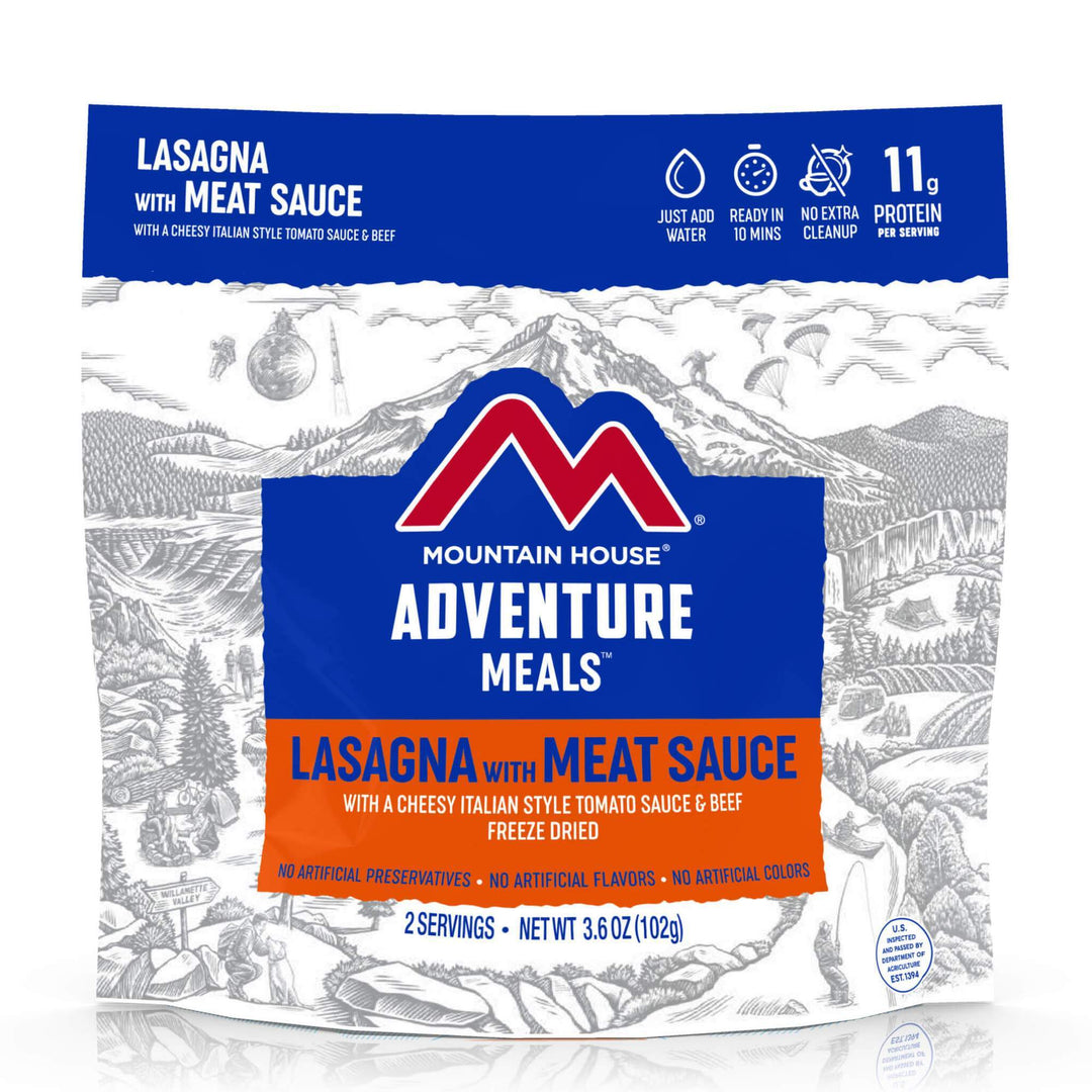 Supplies - Provisions - Food - Mountain House Lasagna With Meat Sauce 2-Serving Pouch