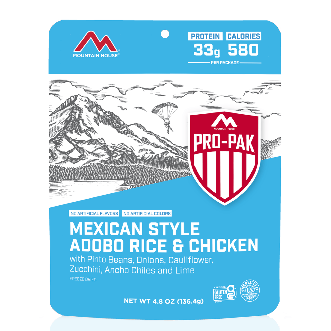Supplies - Provisions - Food - Mountain House Mexican Style Adobo Rice & Chicken Pro-Pak Pouch