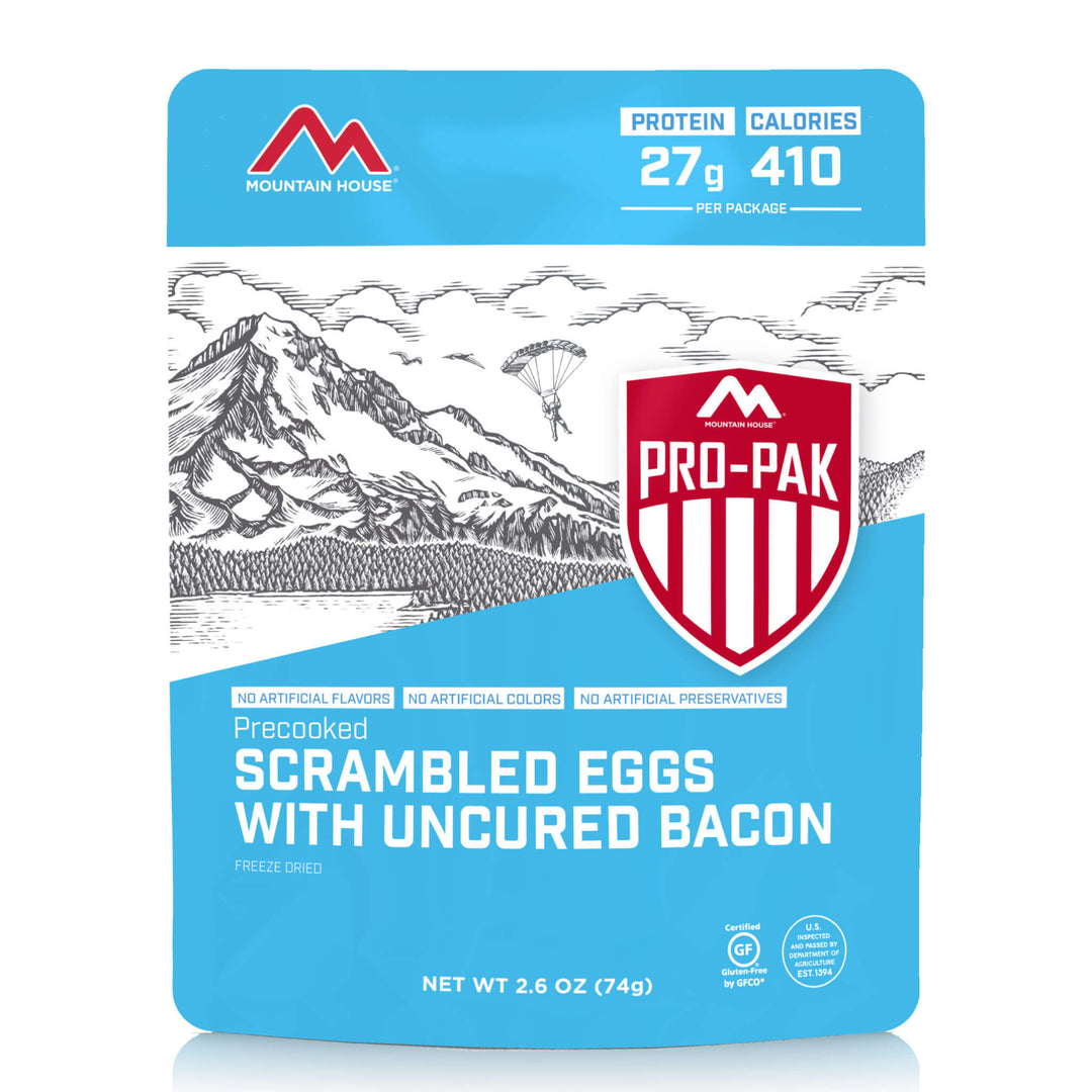 Supplies - Provisions - Food - Mountain House Scrambled Eggs With Bacon Pro-Pak Pouch
