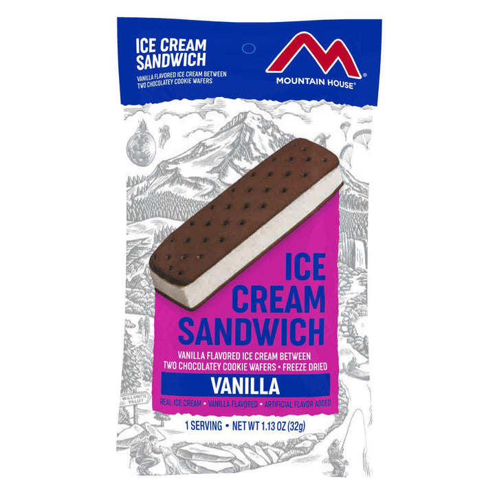 Supplies - Provisions - Food - Mountain House Vanilla Ice Cream Sandwich
