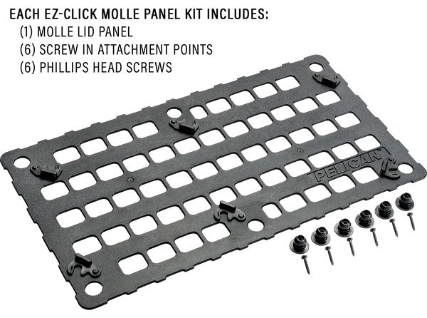 Supplies - Storage - Hard Cases - Pelican 1650MP EZ Click™ MOLLE Panel